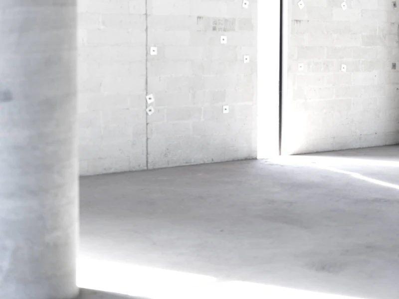 Power-floated industrial slab