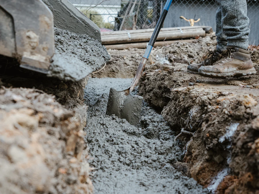 Foundation excavation and footings